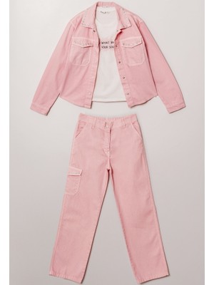 Alg KIZ ÇOCUK CEKETLİ TAKIM 3'LÜ SET