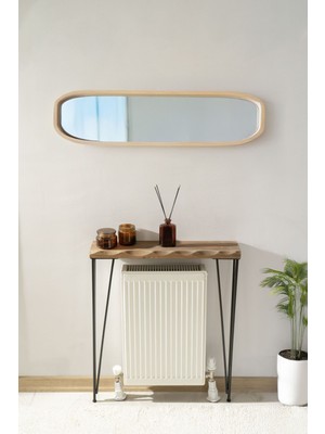 Normadia Siyah Firkete Ayaklı Ahşap Şık Dekoratif Dresuar