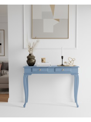 Normadia 110 cm Masif Lükens Açık Mavi Dresuar Şık ve Zarif Tasarım