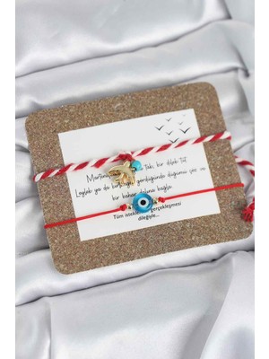 Callerrons Accessories Marteniçka Bileklik 2'li Nazar ve Kırlangıç Model - EBJ260214W39515