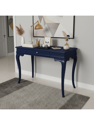 Normadia 80 cm Rustik Masif Lacivert Dresuar, Şık ve Dayanıklı Tasarım