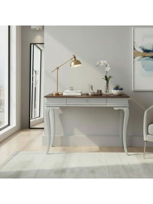 Normadia 90 cm Rustik Gri Ceviz Masif Dresuar, Şık ve Dayanıklı Tasarım