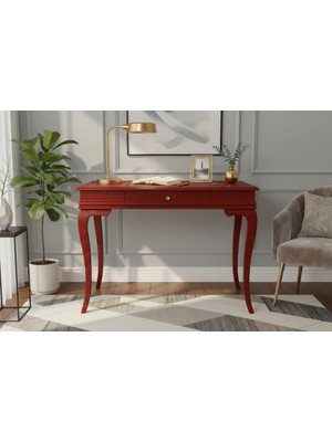 Normadia 90 cm Rustik Bordo Masif Dresuar, Şık ve Dayanıklı Tasarım