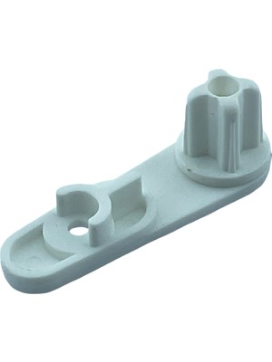 MorPerde Zebra Perde Damla Beyaz Etek Çıta Tıpası