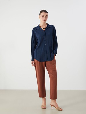 Lc Waikiki Yeni Sezon Beli Lastikli Havuç Kesim Kadın Pantolon