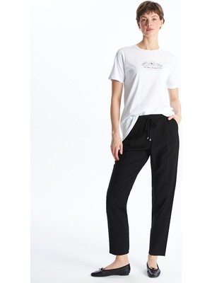 Lc Waikiki Yeni Sezon Beli Lastikli Havuç Kesim Kadın Pantolon