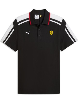 Puma Ferrari Mt7 Polo Siyah Erkek Polo Tshirt