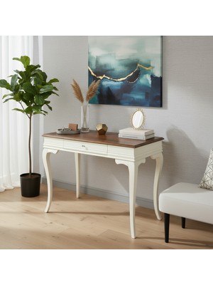 Normadia 80 cm Masif Rustik Krem Ceviz Dresuar, Şık ve Doğal Tasarım