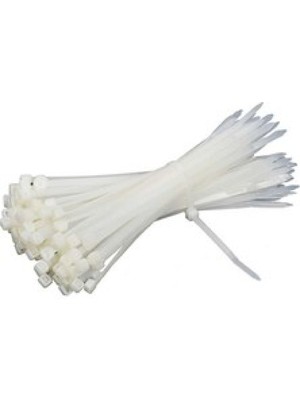 Cat 300EW ,300X7.6MM 100-ADET Beyaz Kablo Bağı