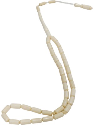 Hasyılmaz Kesme Fildişi Tesbih 8,40 Gram - Koleksiyonluk Fil Dişi Tespih (F016)