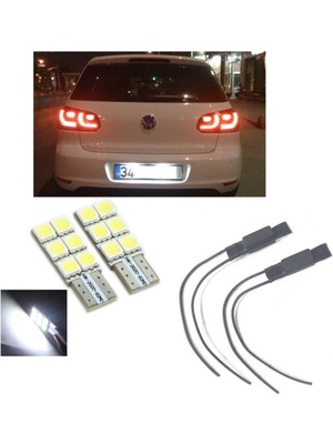 Özgürce Beyaz LED Plaka Lambası Ampul Seti - Volkswagen Golf 6 Uyumlu