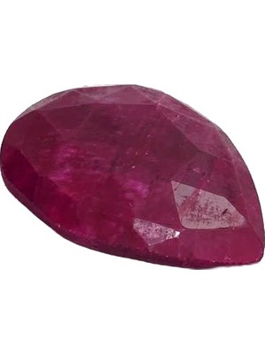 Hasyılmaz Faset Kesim Doğal Yakut Taşı 21,5 Karat ( Ruby , Rubin Stone)