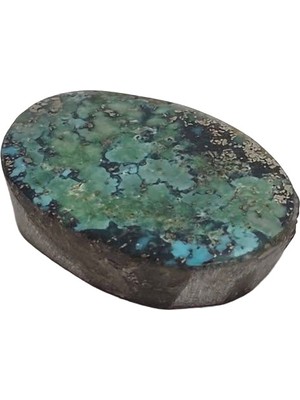 Hasyılmaz Doğal Iran Nişabur Firuze (Turkuaz) Taşı 27 Karat - 5,37 Gram T082