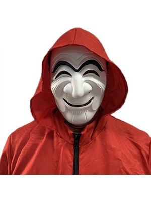 DS LLC Ieg™ Koreli Hırsız Teatral Hahoe Maskesi - Para Heist Maskesi - Dali Maskesi DSLLCRS-ETIEG34