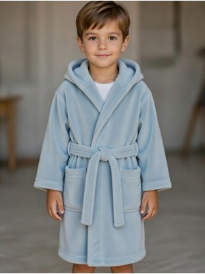 Le Gule Home %100 Buklekumaş Kız&erkek Çocuk Bornozu