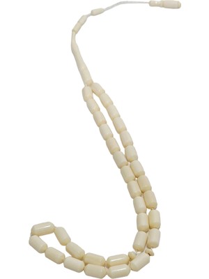 Hasyılmaz Kesme Fildişi Tesbih 12,40 Gram - Koleksiyonluk Fil Dişi Tespih (F014)