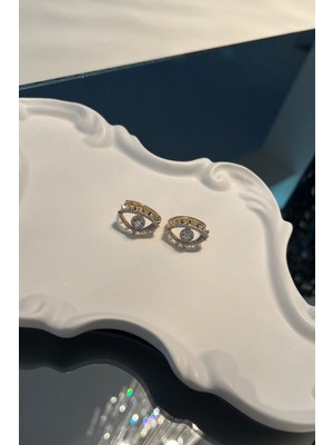 Asteria Jewelry Göz Vip Halka Küpe