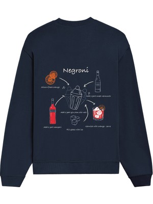 The Lucid Lab Negroni Oversize Sweatshirt - Lacivert