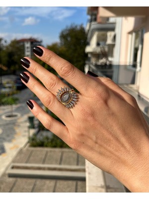 Asteria Jewelry Kısmet Model Ayarlanabilir Göz Yüzük