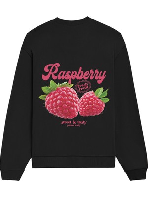 The Lucid Lab Raspberry Oversize Sweatshirt - Siyah