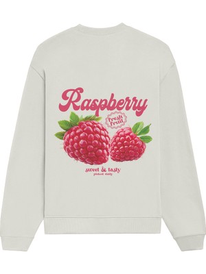 The Lucid Lab Raspberry Oversize Sweatshirt - Beyaz