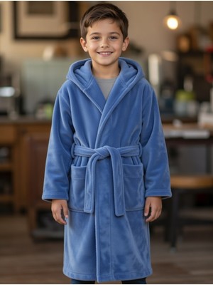 Le Gule Home %100 Pamuk Kız&erkek Çocuk Bornozu