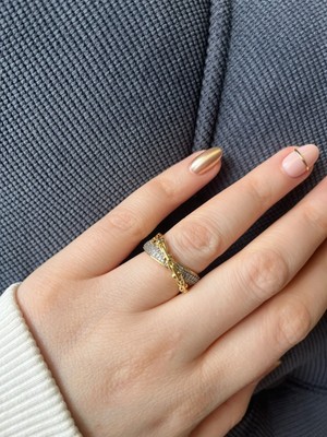 Asteria Jewelry Tiff Marka Model Ayarlanabilir Yüzük