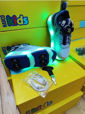 Macro Işıklı Paten Spor Ayakkabı