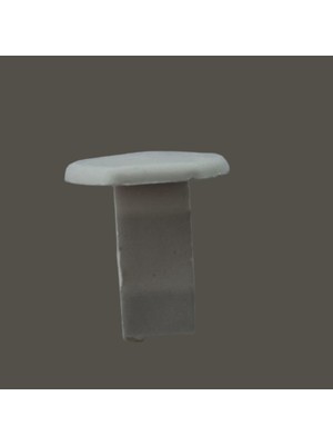 MorPerde Stor Perde Altıgen Beyaz Etek Çıta Tıpası