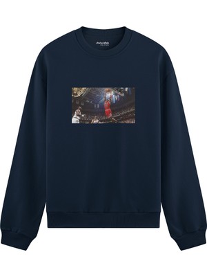 The Lucid Lab Michael Jordan Chicago Bulls 1997 Oversize Sweatshirt - Lacivert