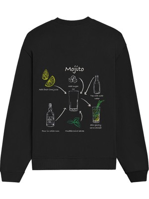 The Lucid Lab Mojito Oversize Sweatshirt - Siyah