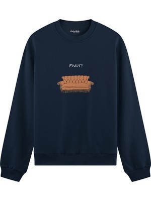 The Lucid Lab Pivot! / Friends Oversize Sweatshirt - Lacivert