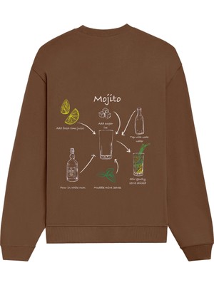 The Lucid Lab Mojito Oversize Sweatshirt - Kahverengi