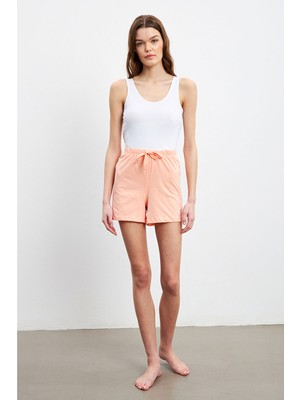 Lc Waikiki Yeni Sezon Beli Lastikli Kadın Şort Pijama Alt 2'li Paket