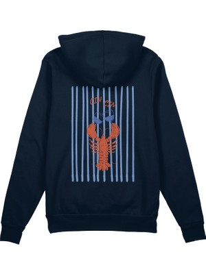 The Lucid Lab Cın Cın Oversize Hoodie - Lacivert