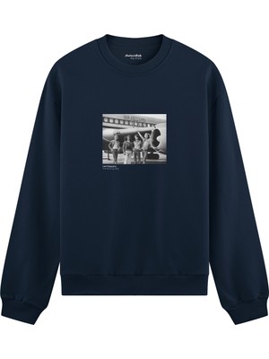 The Lucid Lab LED Zeppelin The Starship Oversize Sweatshirt - Lacivert