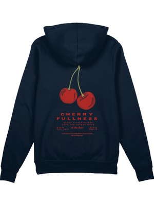 The Lucid Lab Cherry Mood Oversize Hoodie - Lacivert