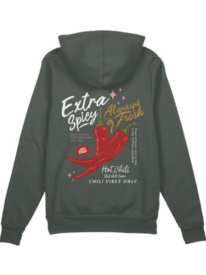 The Lucid Lab Chili Vibes Only Oversize Hoodie - Antrasit