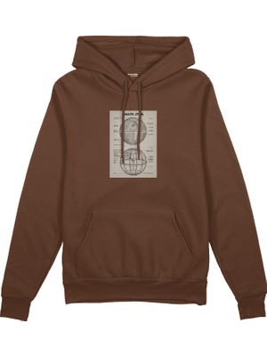 The Lucid Lab Death Star Oversize Hoodie -  Kahverengi