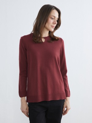 Lc Waikiki Yeni Sezon Bisiklet Yaka Kadın Triko Kazak