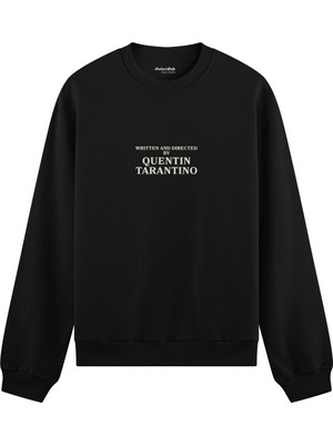 The Lucid Lab Quentin Tarantino Oversize Sweatshirt - Siyah