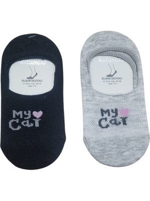 Katamino Kız Çocuk 2'li Babet Çorap