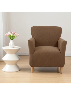 KUTLALE Likralı Pitikare Desen Tek Kişilik (1 Adet) Koltuk Örtüsü, Streç, Esnek, Lastikli, Koltuk Kılıfı