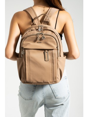 MEGA Kadın Paraşut Kumaş Orta Boy Sırt Çantası