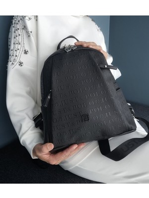 Just Polo Kadın Beyaz 9 Bölmeli Sırt Çantası