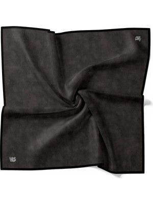 Levidor Kristal Eşarp Bulut Desen Siyah