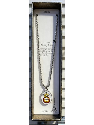 Şöhret Takı Aksesuar Galatasaray Taraftar Kolyesi Paslanmaz Çelik