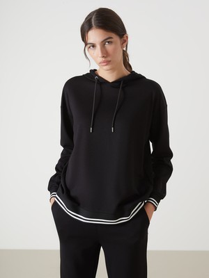 Lc Waikiki Yeni Sezon Kapüşonlu Oversize Kadın Tişört