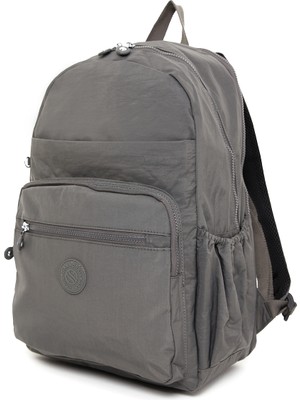 Gp Gues Polo Unisex Suya Dayanıklı Krinkıl Kumaş Çok Gözlü Laptop Okul ve Seyahat Sırt Çantası