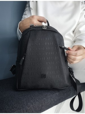 Just Polo Orijinal Justpolo 9 Bölmeli Sırt Çantası Geniş Hacimli